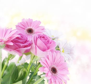 Pink floral bouquet