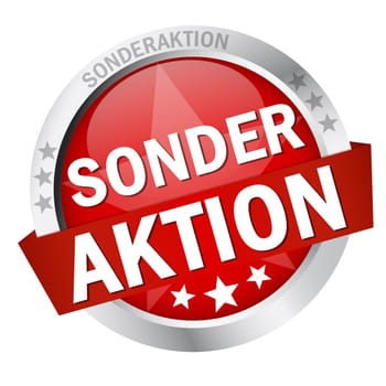 Button with banner " SPECIAL PROMOTION """