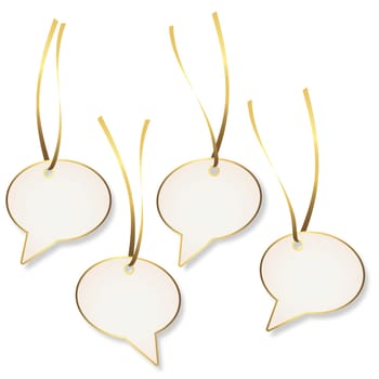 Pendant Set - Speech Bubble