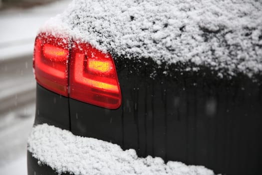 Car in winter