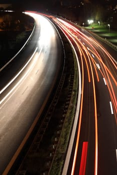 Highway Night Scene