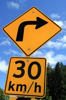 Road Sign in Canada