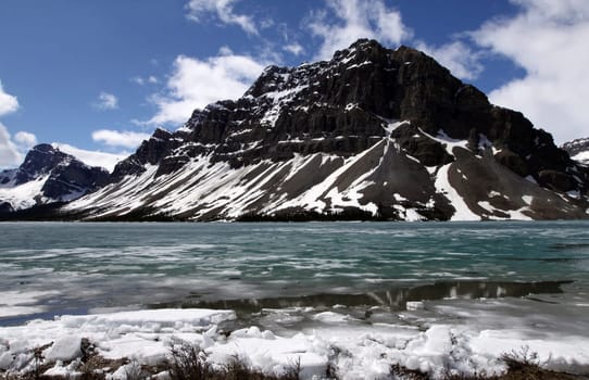 Bow Lake. Rocky Mountains. Canada