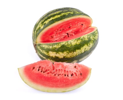 Water melon isolated on white background.