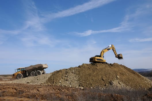Major construction site