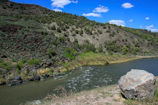 The Rio Grande River in New Mexico