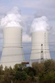Coal-fired power plant near Leipzig