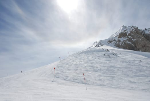 Schindler Spitze am Arlberg - Winter Landscape -