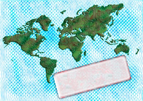Background with a structure of an circuit board