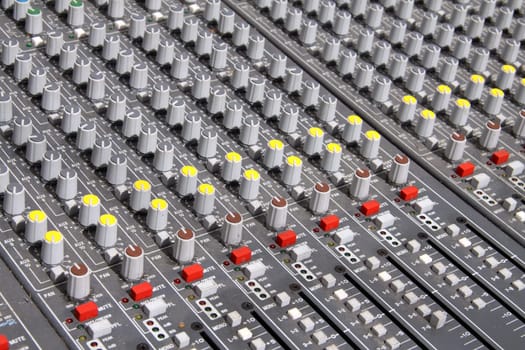 Mixing console