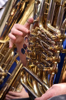 Tuba player