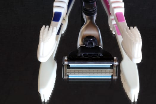 Toothbrush and razor