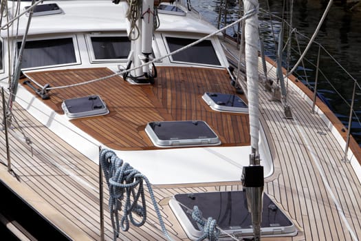 Yacht in the harbour