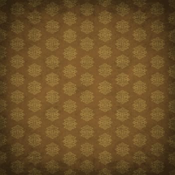 Antique old wallpaper with an old retro style victorian pattern style with a textured old fashioned design element.