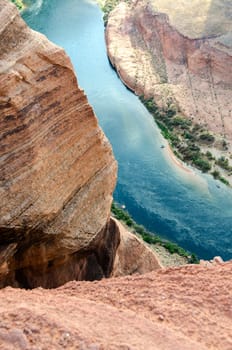 horseshoe bend in Arizona in the United States of America