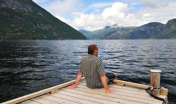 rest on the fjord