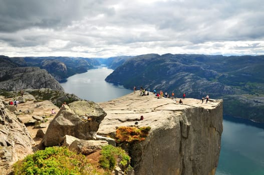 on preikestolen