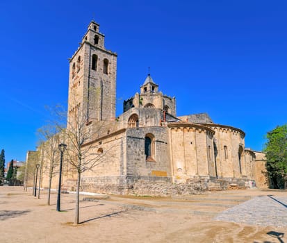 Monastery romanesque of the SX .Sant Cugat del Valles. Catalonia