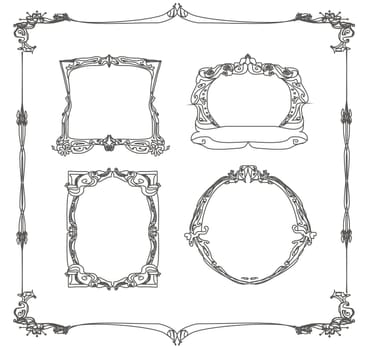 Vintage frames set