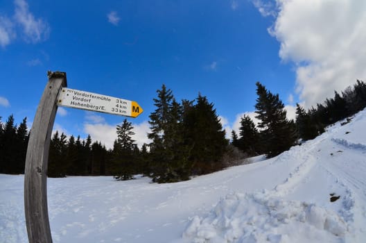 Winter Landscape Fisheye