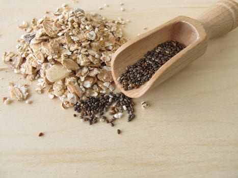 Muesli with chia seeds