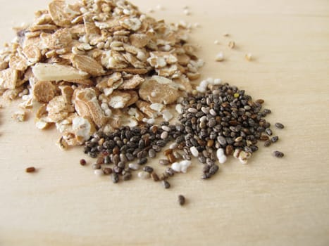Muesli with chia seeds