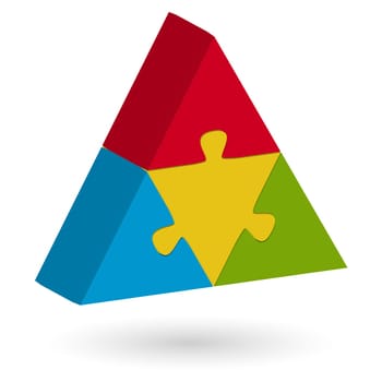 3D Puzzle Pyramid