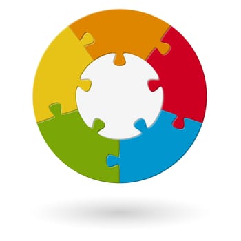 Puzzle round - base with 5 options