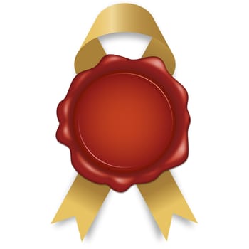 Wax seal with bow