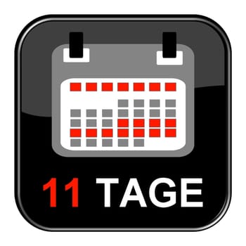 Black button: 11 days