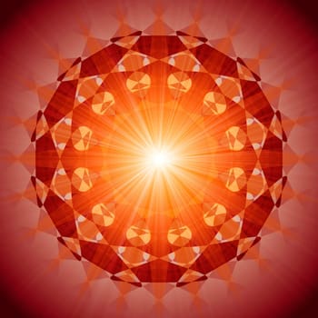 Mandala Meditation Pattern Monks