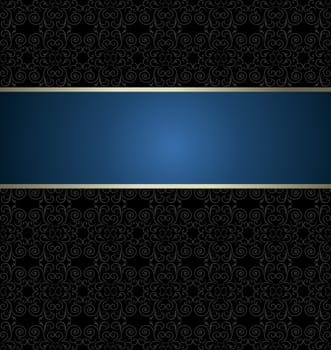 Illustration of luxurious invitation card - vector