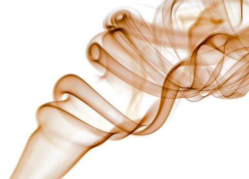 wallpaper with smoke isolated on white background
