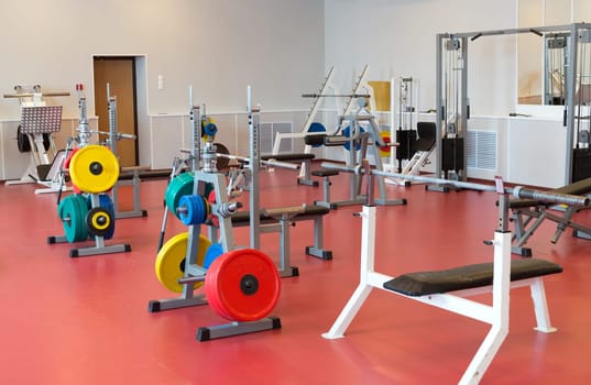 gym, modern interior