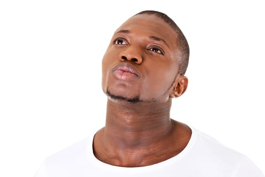 Man thinking about a problem