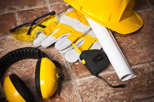 Standard construction safety equipment