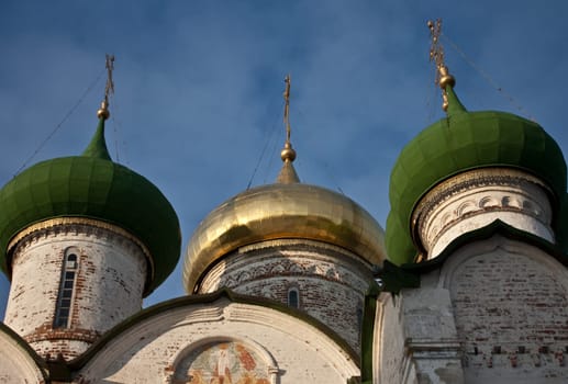 photo of Suzdal church domes, Russia
