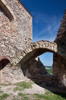 Czech Republic - Potstejn stronghold with old arc