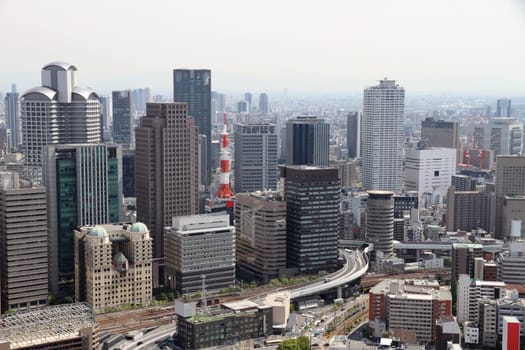 Osaka cityscape, Japan