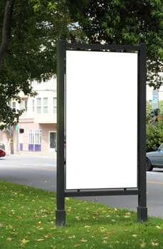 Blank billboard - empty space for your own text