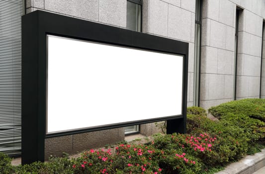 Blank billboard - empty space for your own text