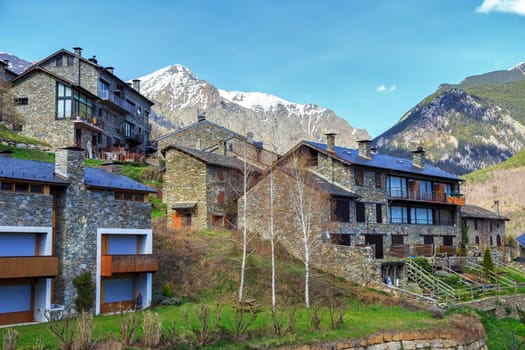 Queralbs, catalan village in the Pyrenees mountains, belonging to the province of Girona