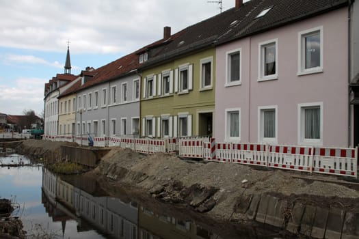 Construction site on the Wall in Detmold
