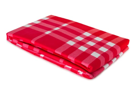 Bedding with clipping path on white background