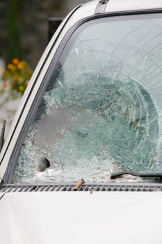Broken Windshield