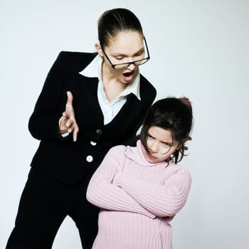 nanny teacher mother woman child conflict dipute problems education