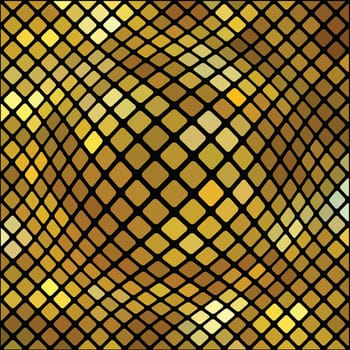 colorful illustration with  mosaic background  for your design