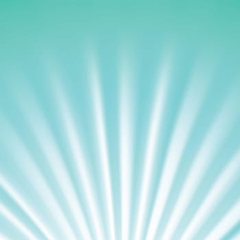 colorful illustration with green rays for your design
