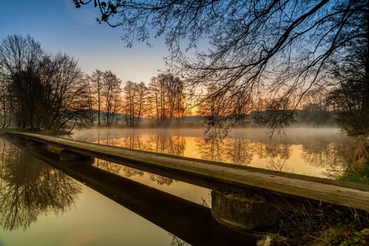 Sunrise at the lake