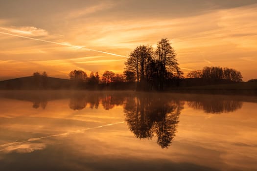 Sunrise at the lake
